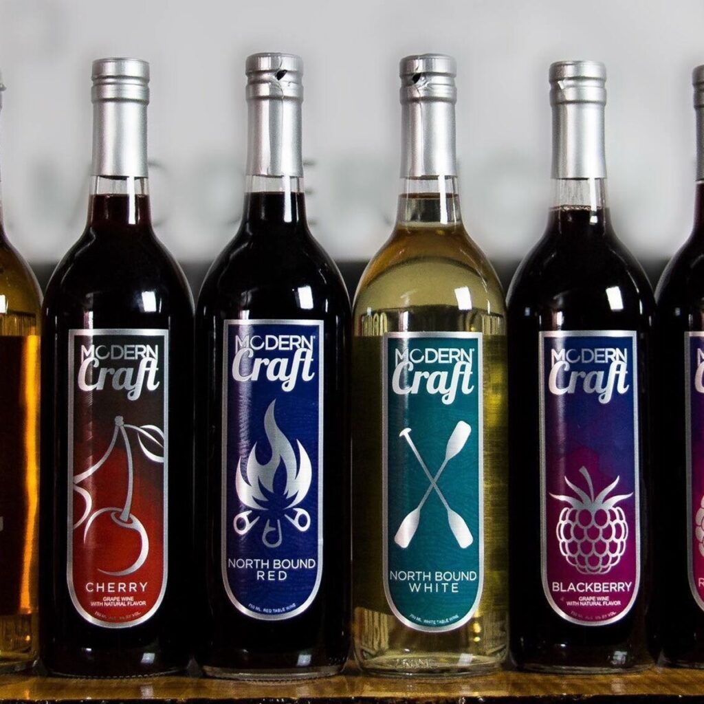 modern craft winery product roster