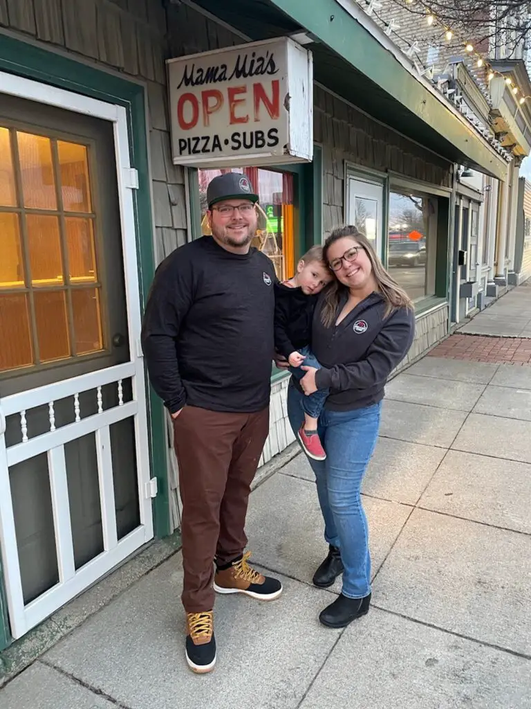 brad and alex ashcraft, new owners of mia's in spring lake